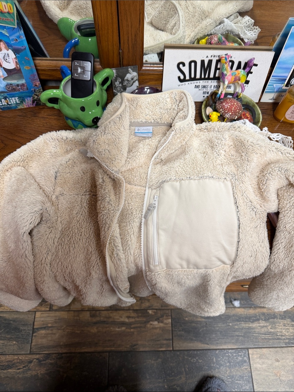 Columbia Women's Cream Teddy Fleece Jacket